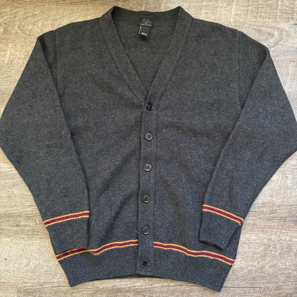 Harry Potter Universal Studios Wool Grandma Sweater Cardigan Size XL Unisex